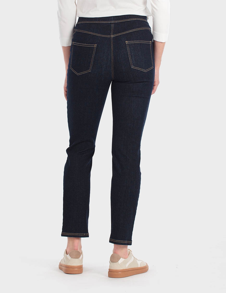 Pantalón carpintero skinny para mujer 4