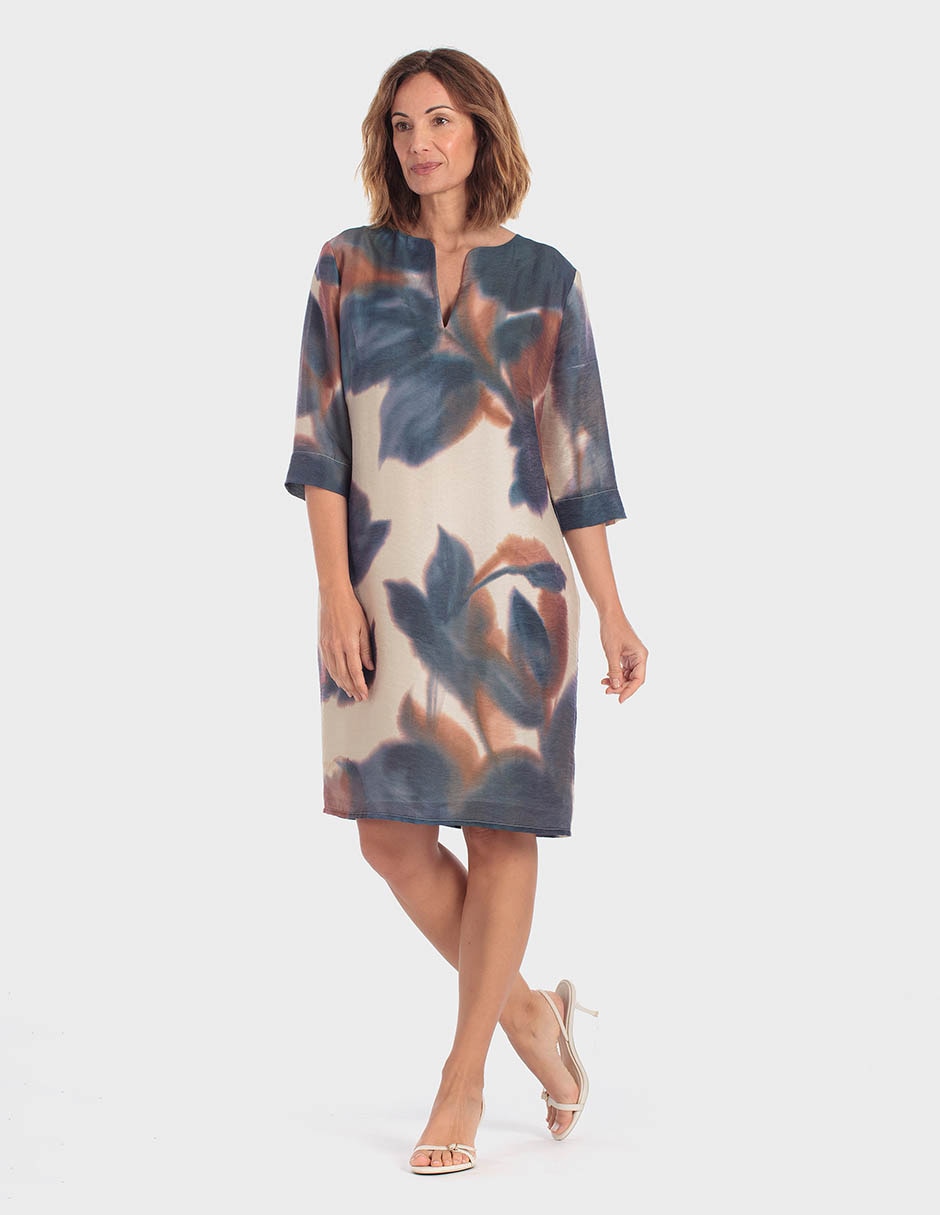 Vestido a la rodilla casual para mujer
