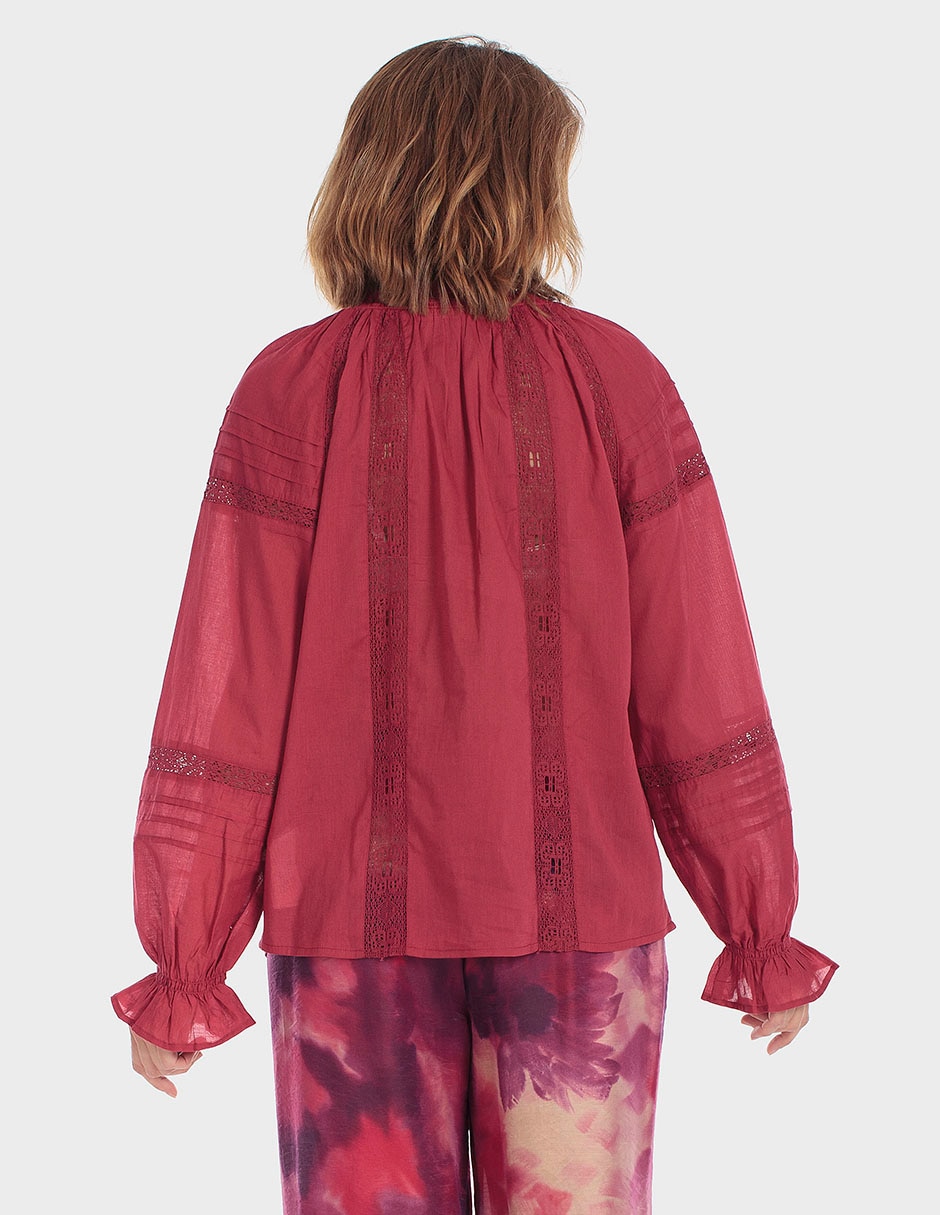 Blusa manga larga para mujer 2
