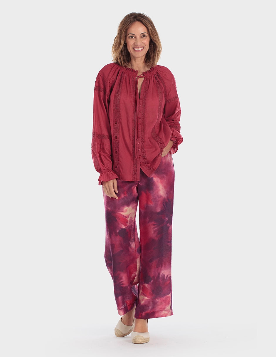 Blusa manga larga para mujer 3