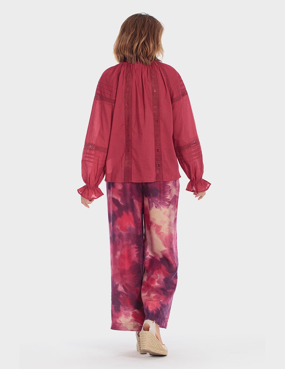 Blusa manga larga para mujer 4