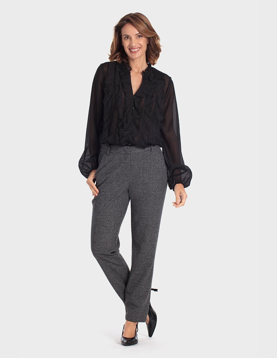 Blusa manga larga para mujer 4