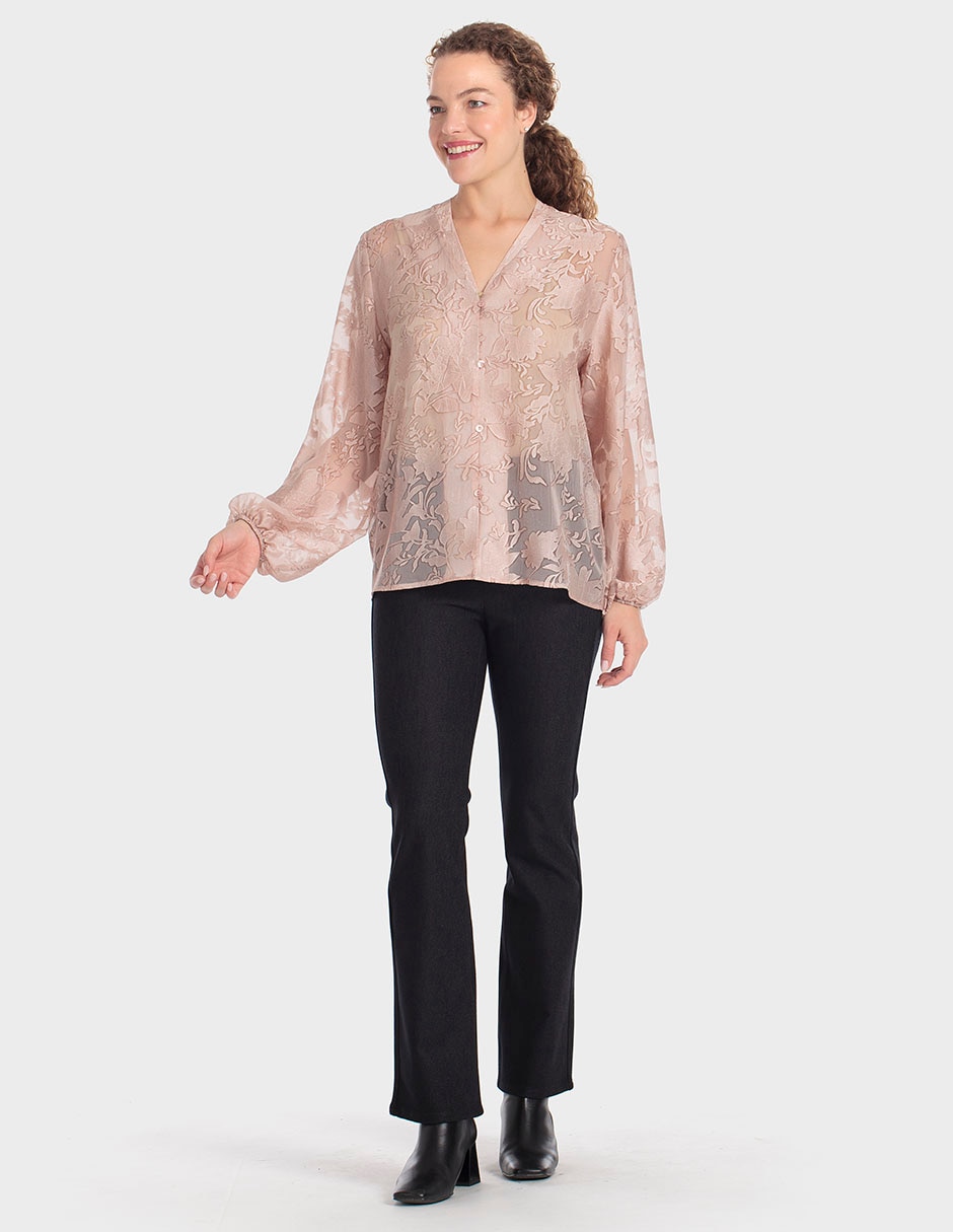 Blusa manga larga para mujer 3