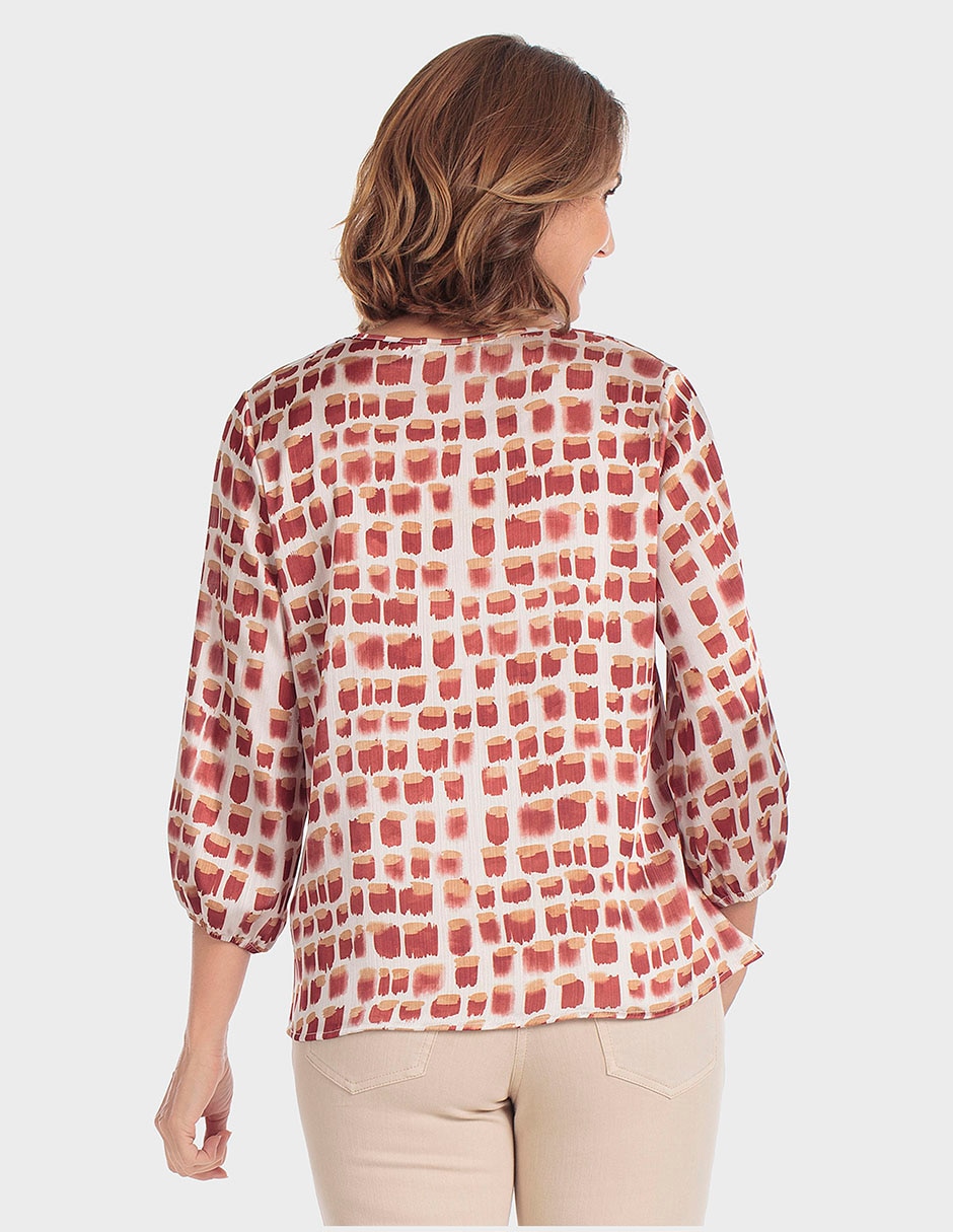 Blusa manga 3/4 para mujer 3