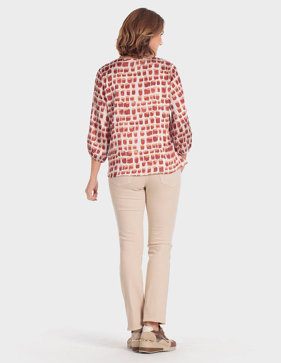 Blusa manga 3/4 para mujer 2