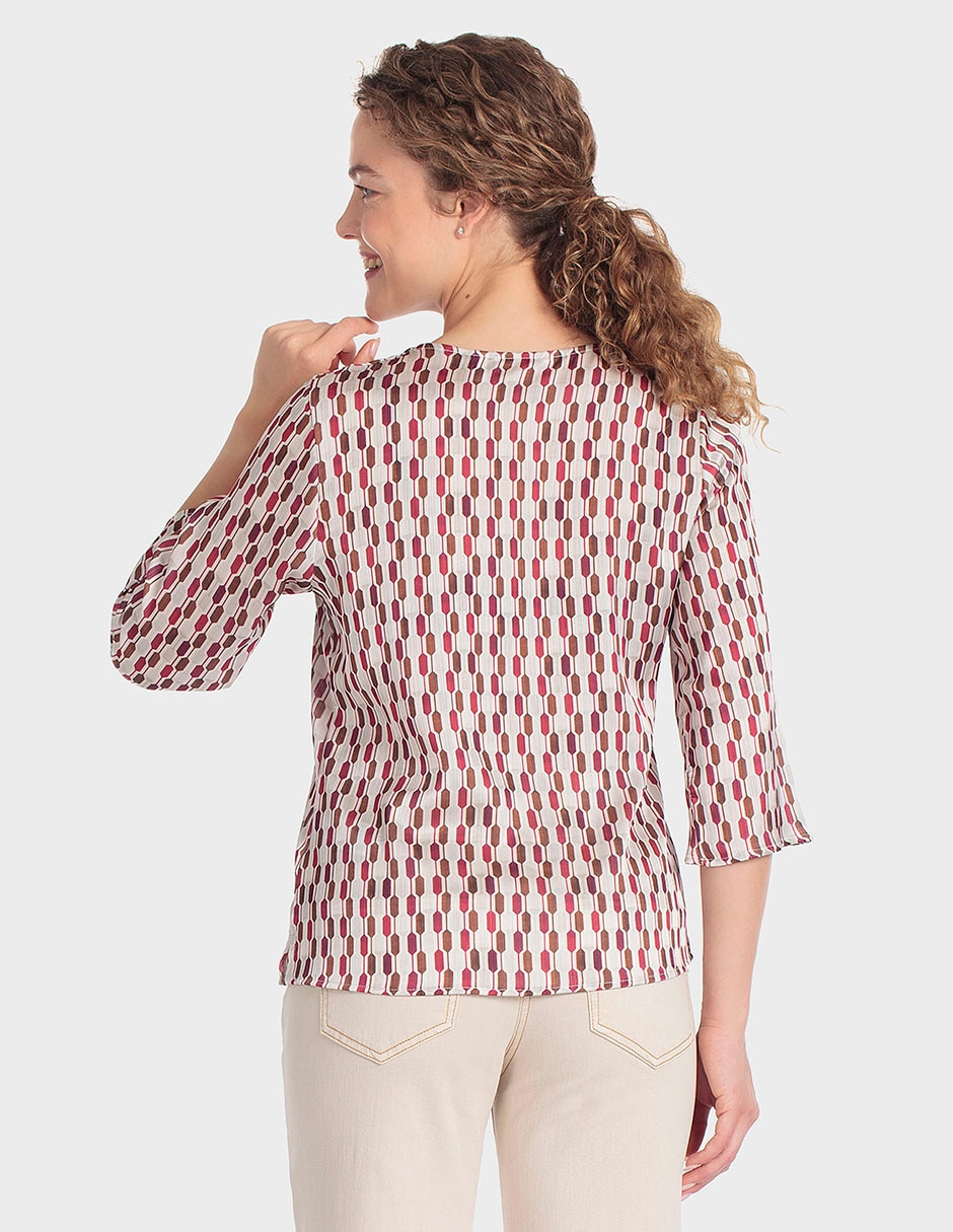 Blusa manga 3/4 para mujer 3