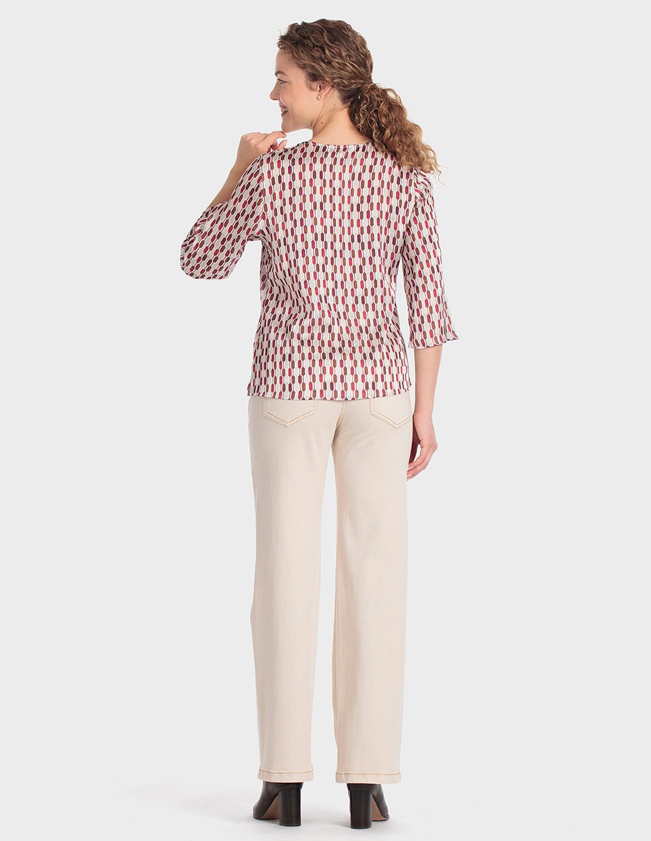 Blusa manga 3/4 para mujer 2