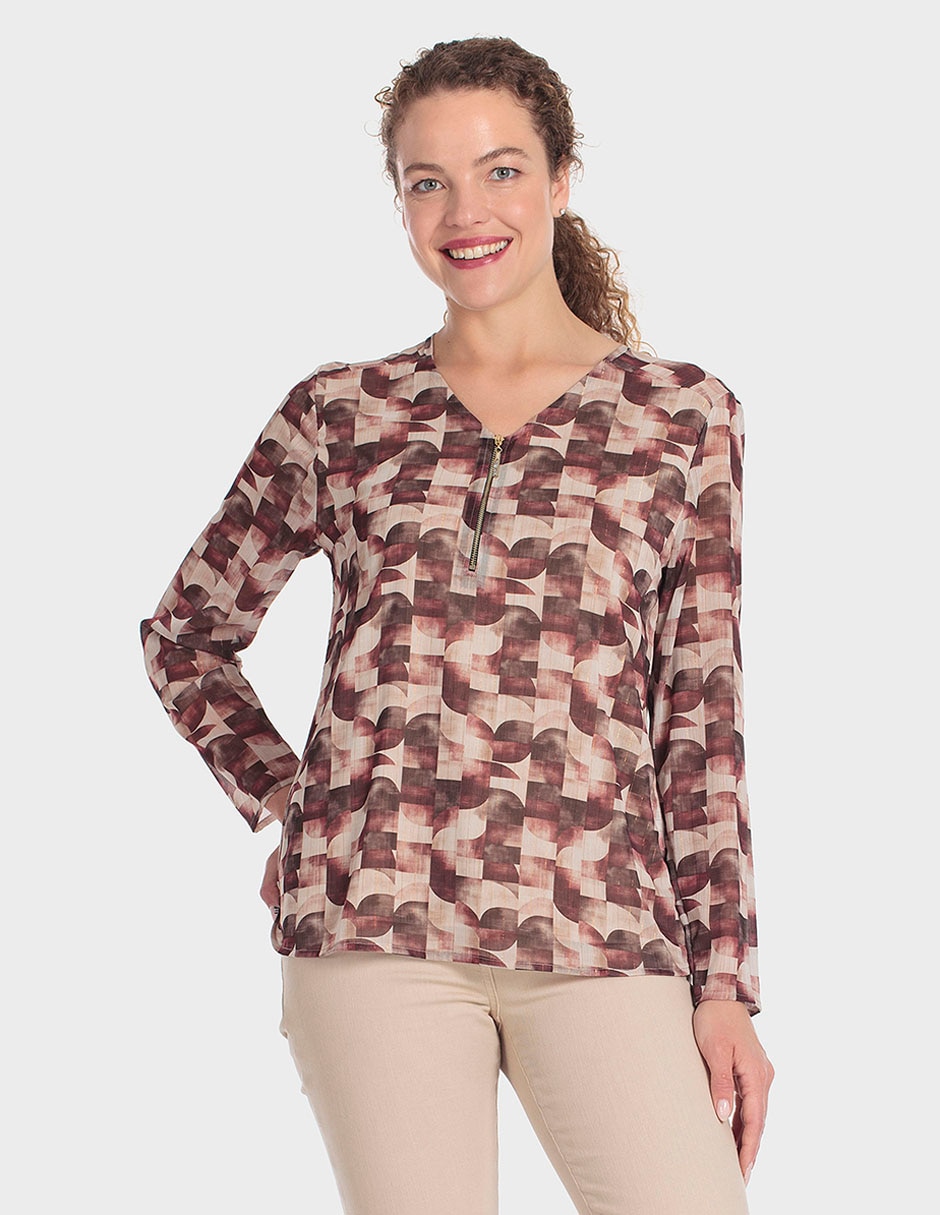 Playera manga corta cuello redondo para mujer Playera manga corta cuello redondo para mujer
