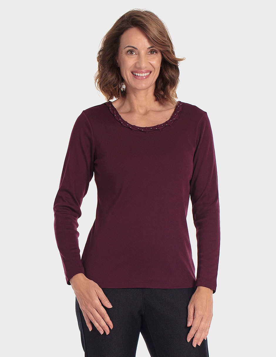 Blusa manga larga para mujer Blusa manga larga para mujer