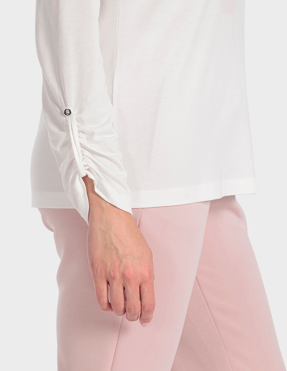 Producto manga larga cuello redondo para mujer 4