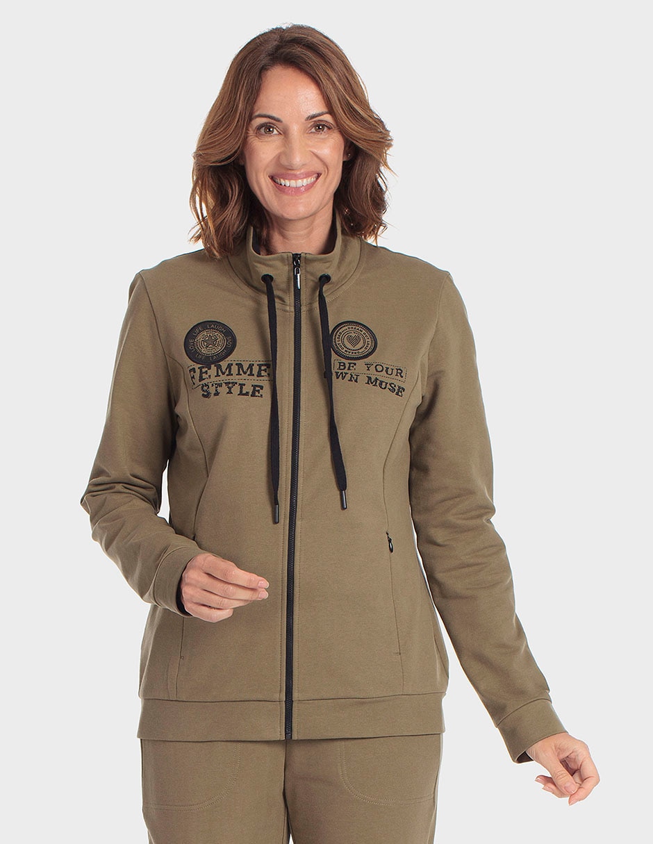 Sudadera con bolsillos para mujer 1