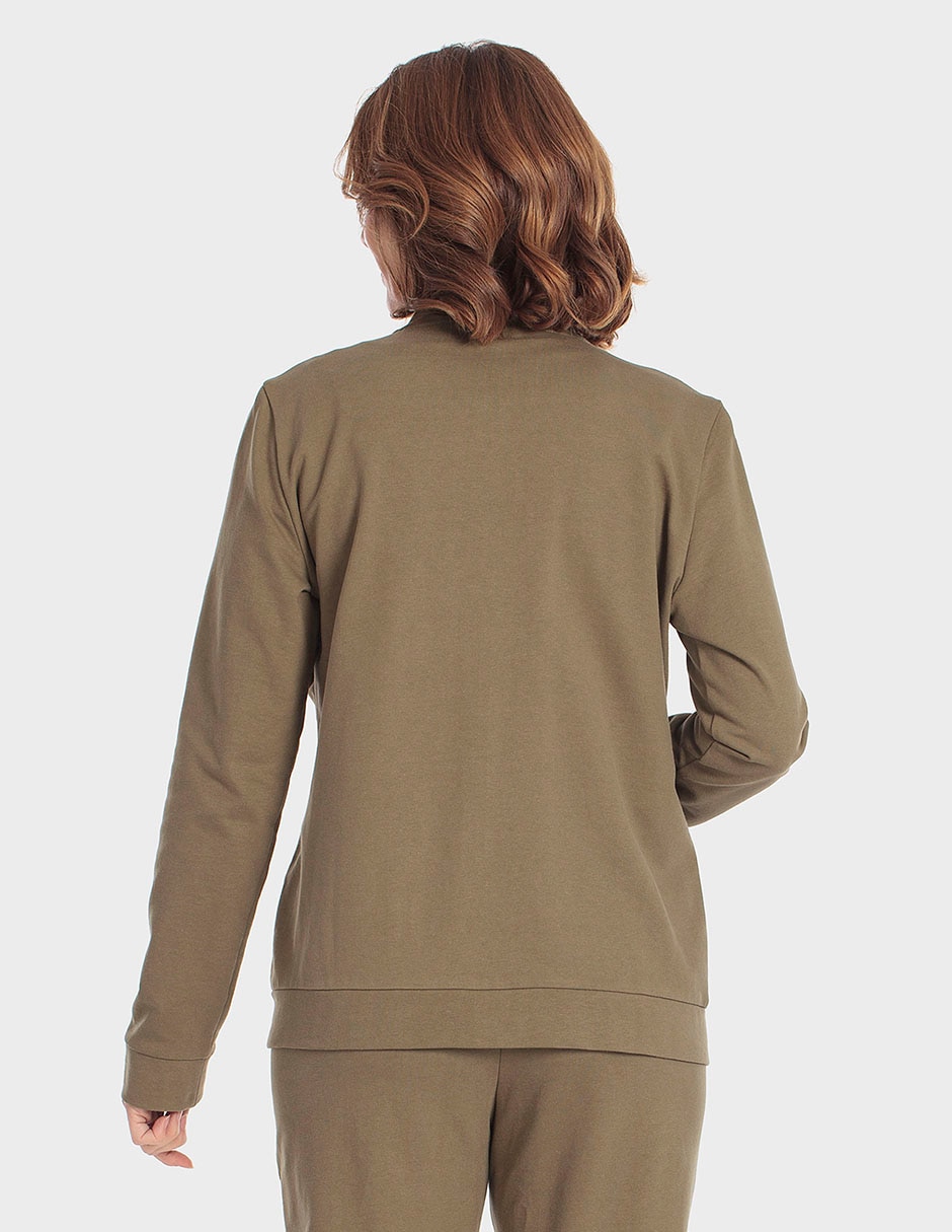 Sudadera con bolsillos para mujer 5