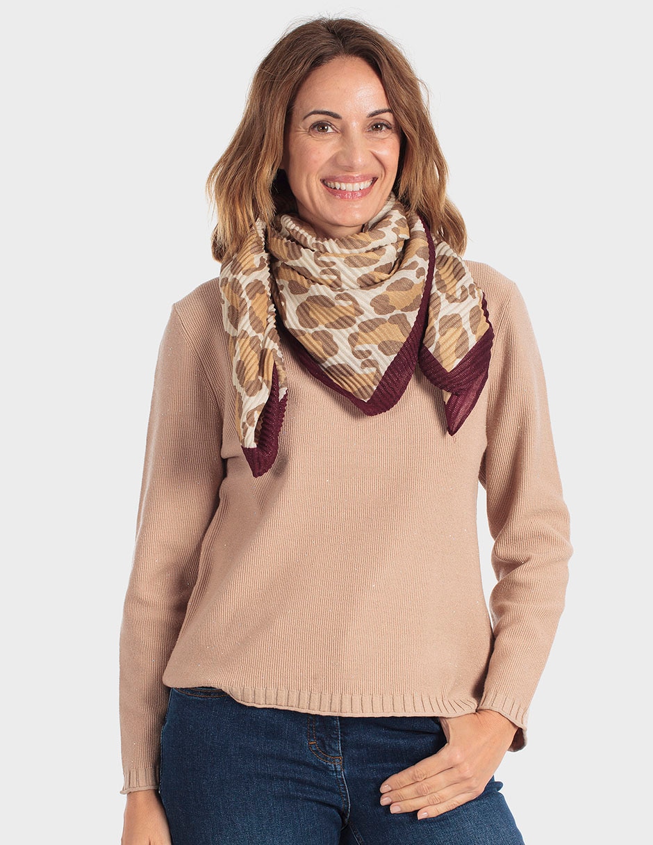 Pashmina con estampado animal print para mujer Pashmina con estampado animal print para mujer