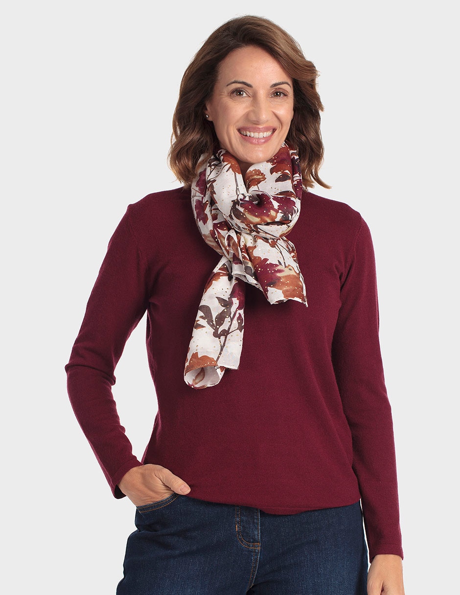 Pashmina estampado floral para mujer Pashmina estampado floral para mujer