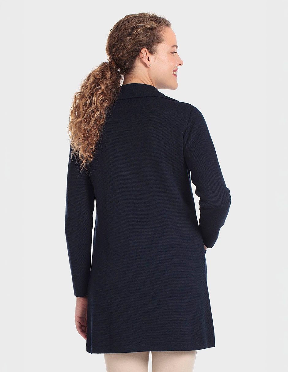 Suéter cuello camisero para mujer 2