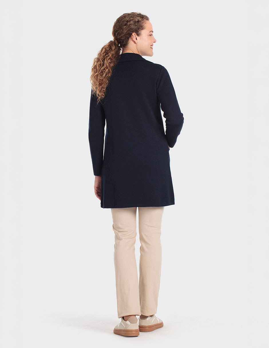 Suéter cuello camisero para mujer 4