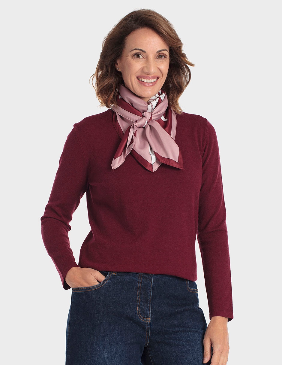 Pashmina estampado geométrico para mujer Pashmina estampado geométrico para mujer