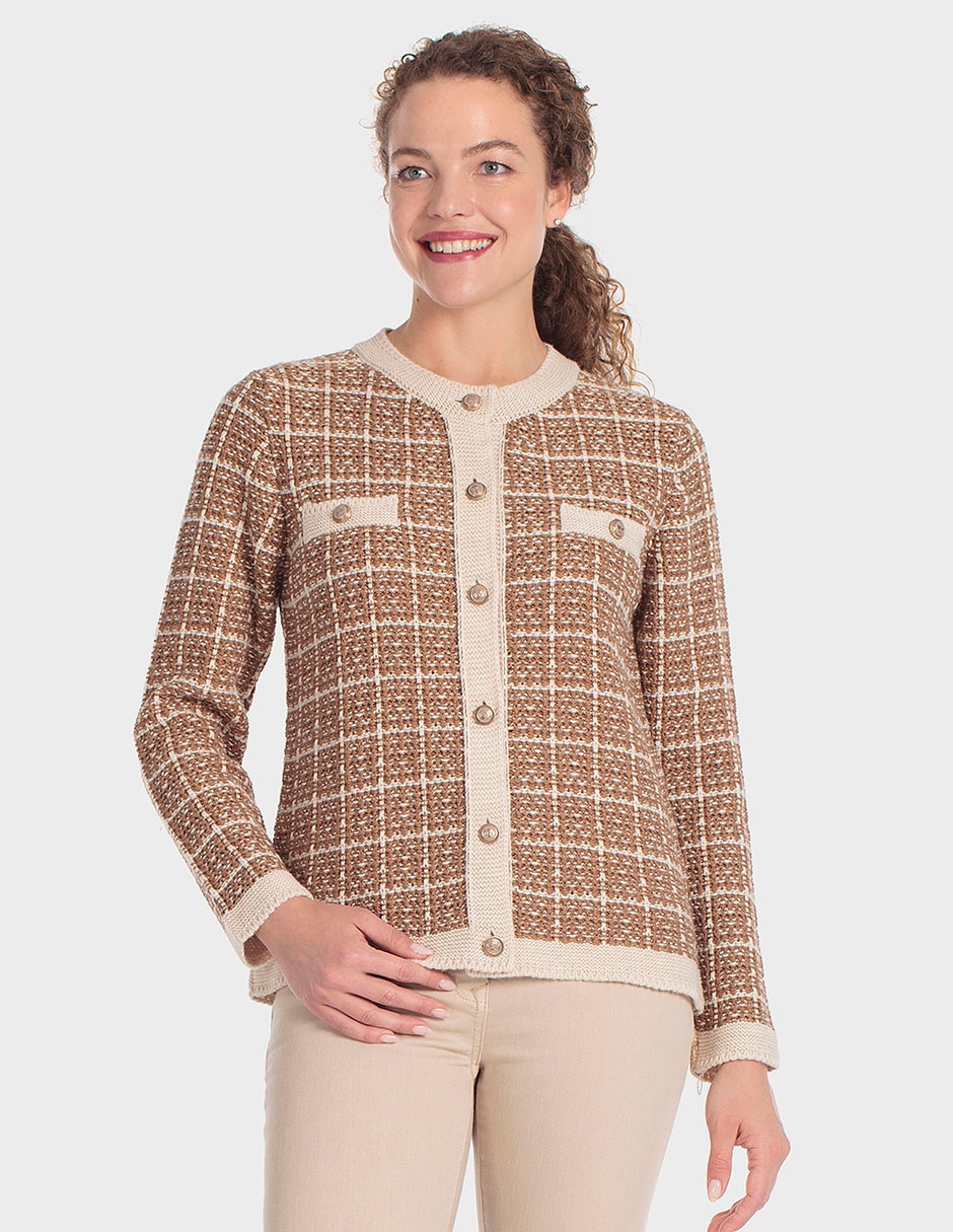Suéter cuello redondo para mujer Suéter cuello redondo para mujer