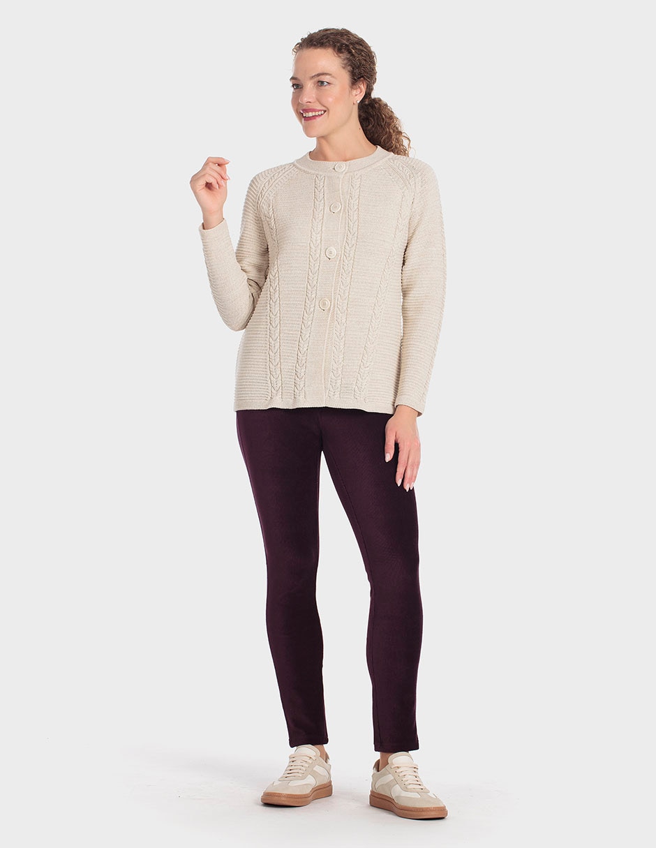 Suéter cuello redondo para mujer 3