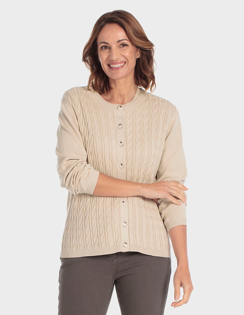 Suéter cuello redondo para mujer Suéter cuello redondo para mujer