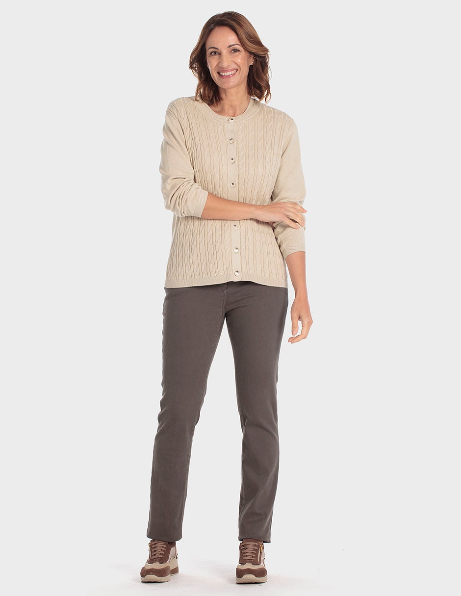 Suéter cuello redondo para mujer 3