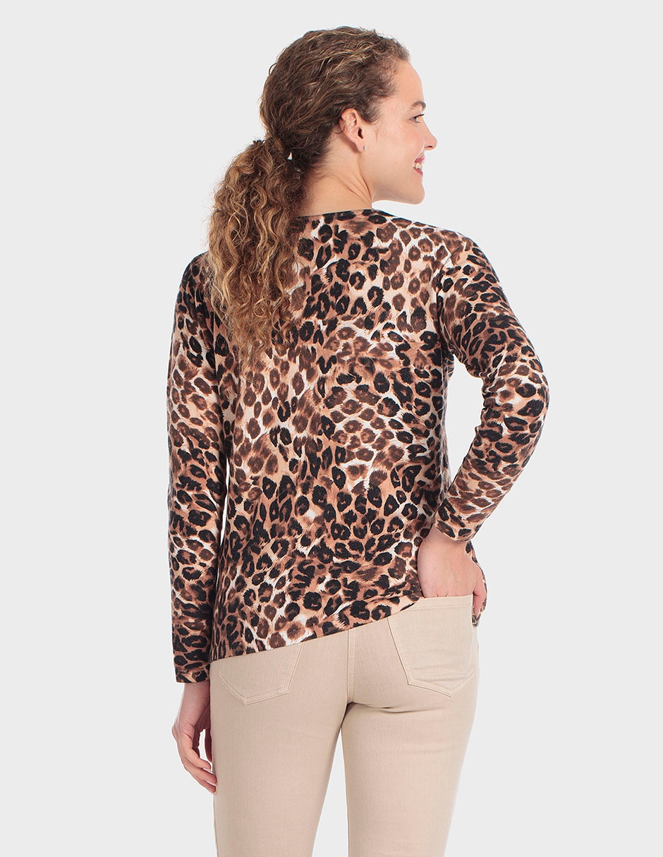 Suéter cuello redondo para mujer 3