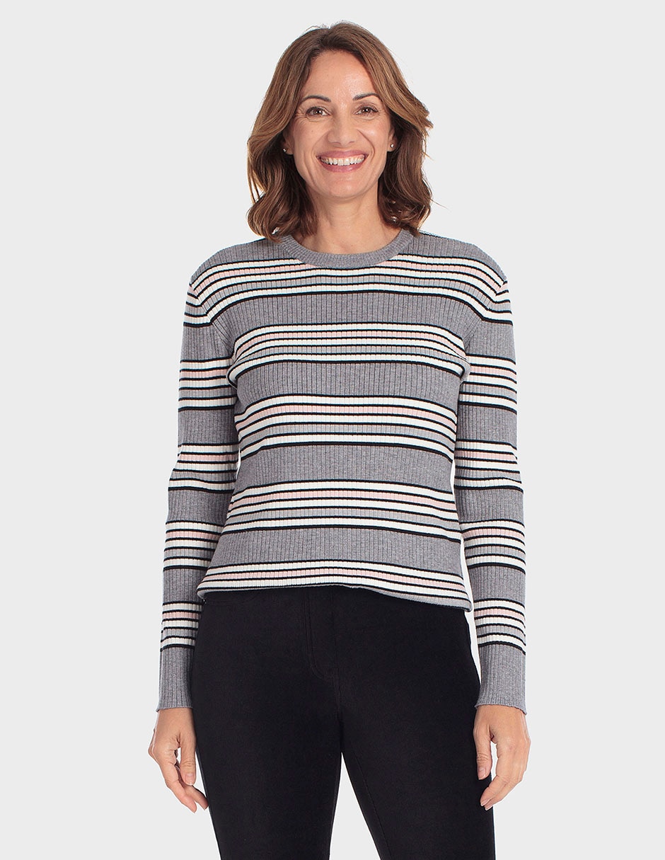 Suéter max&co cuello redondo para mujer Suéter max&co cuello redondo para mujer