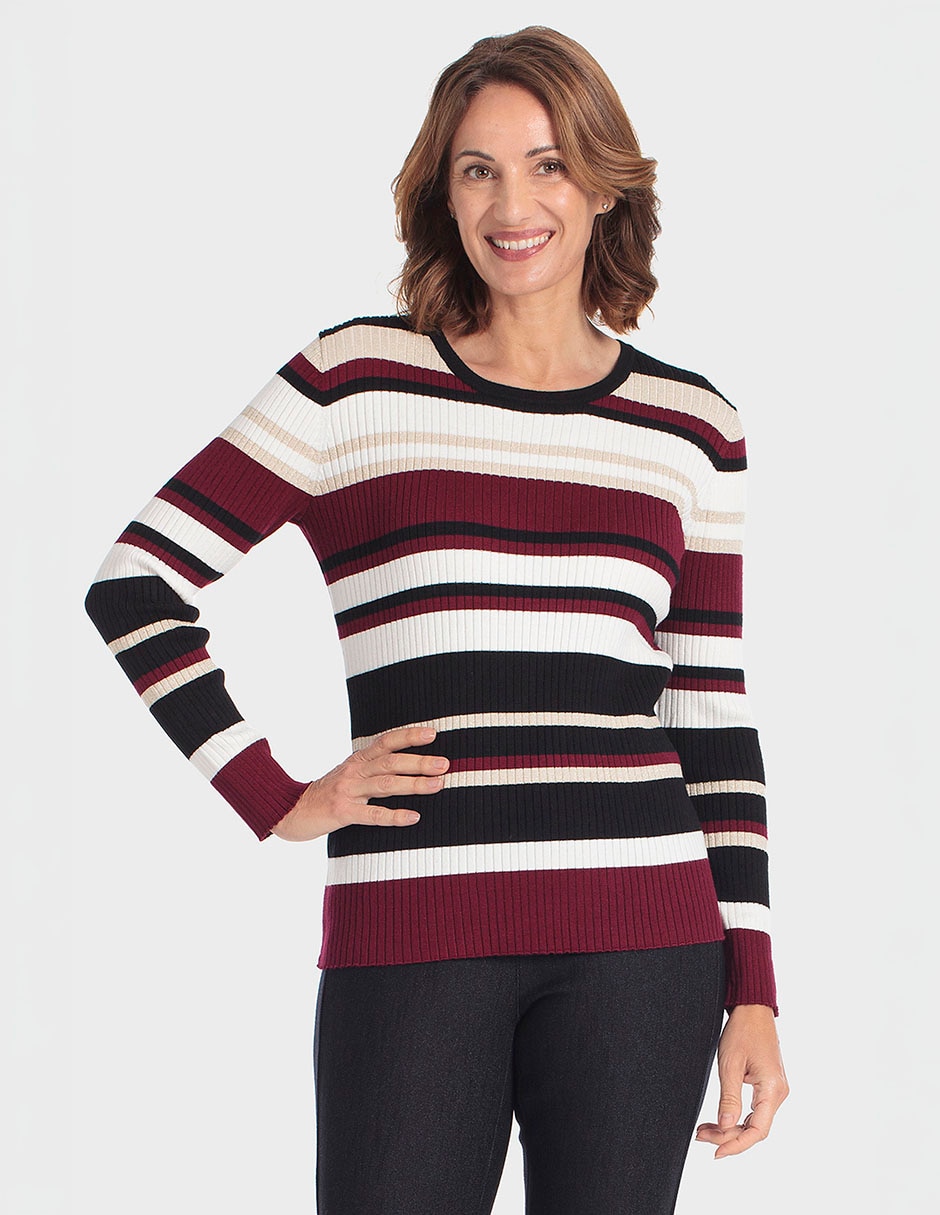 Suéter cuello redondo para mujer Suéter cuello redondo para mujer