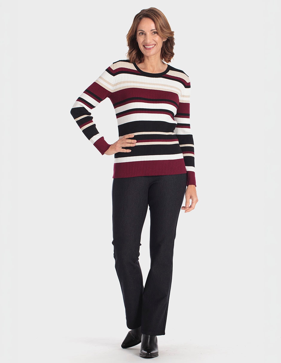 Suéter cuello redondo para mujer 3