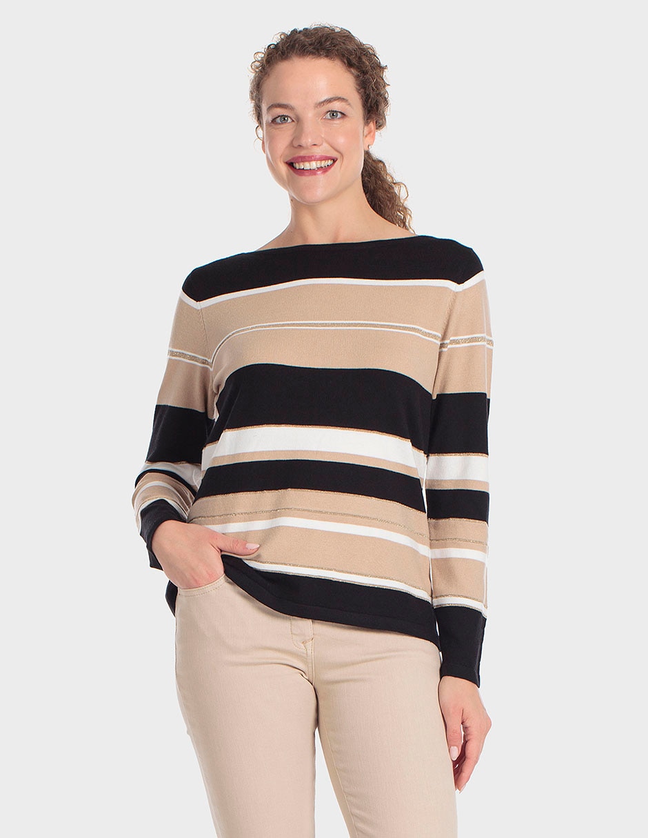 Suéter cuello redondo para mujer Suéter cuello redondo para mujer