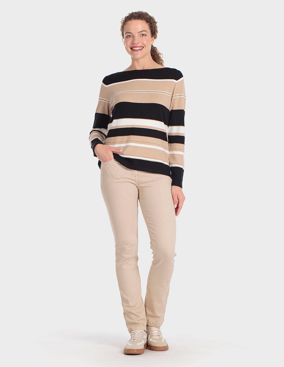 Suéter cuello redondo para mujer 3
