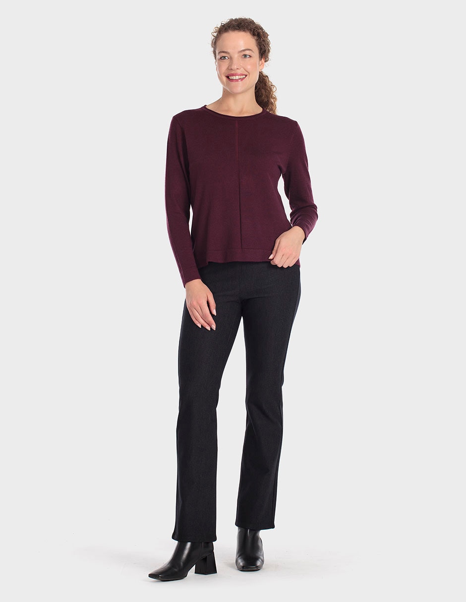 Suéter cuello redondo para mujer 3