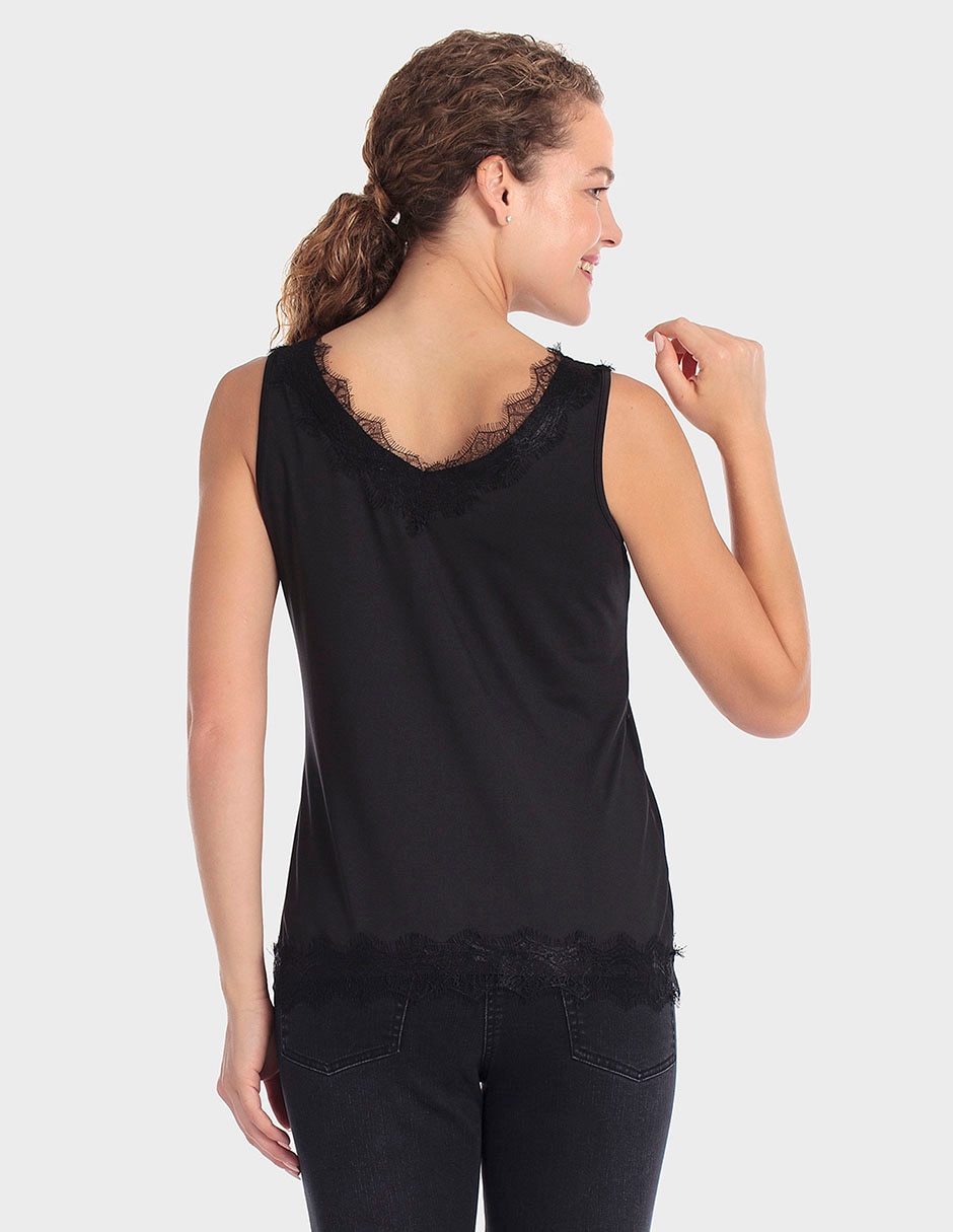 Blusa sin manga para mujer 2