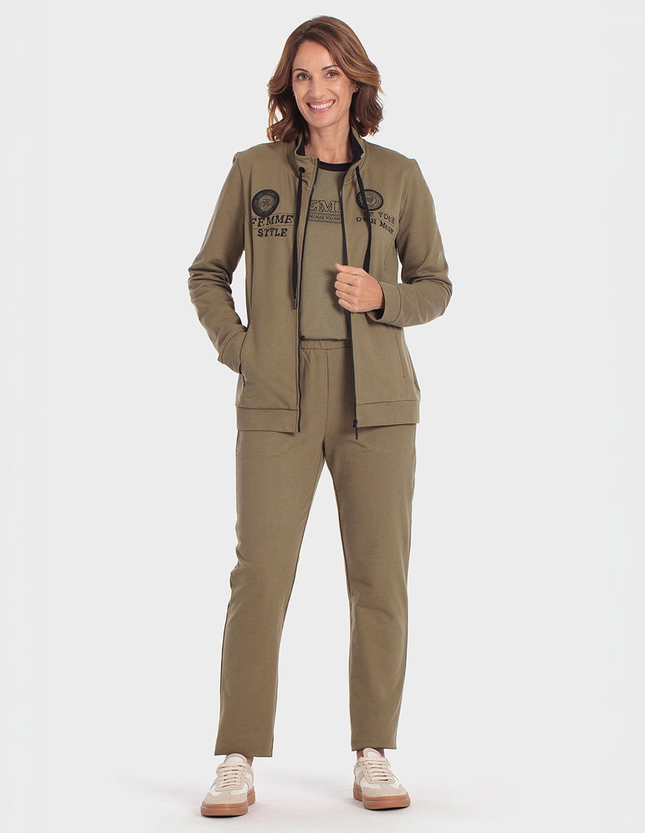 Pants slim elástico para mujer 4