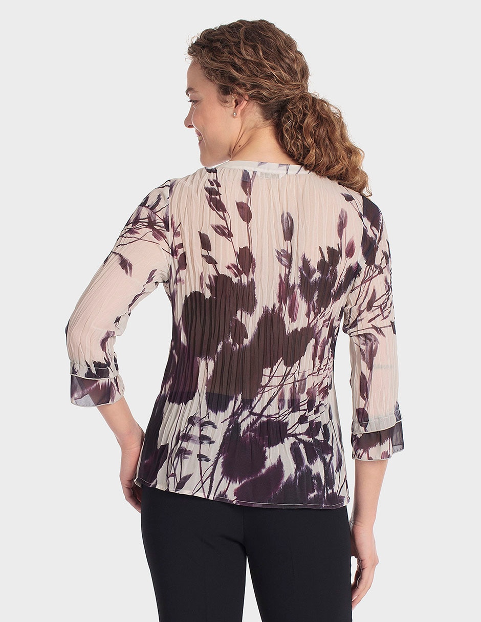 Blusa manga 3/4 para mujer 2