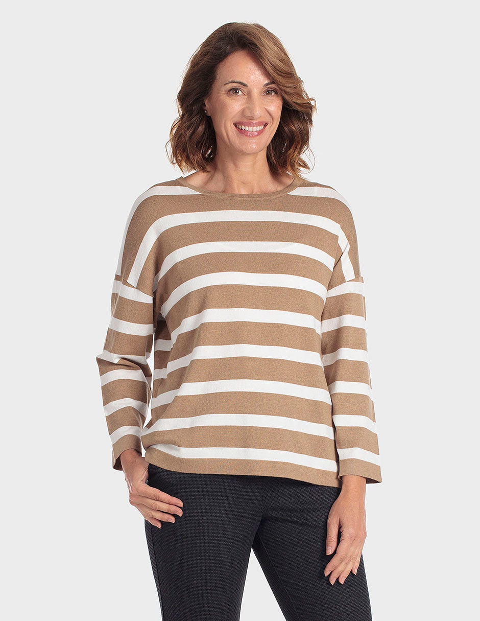 Suéter cuello redondo para mujer Suéter cuello redondo para mujer