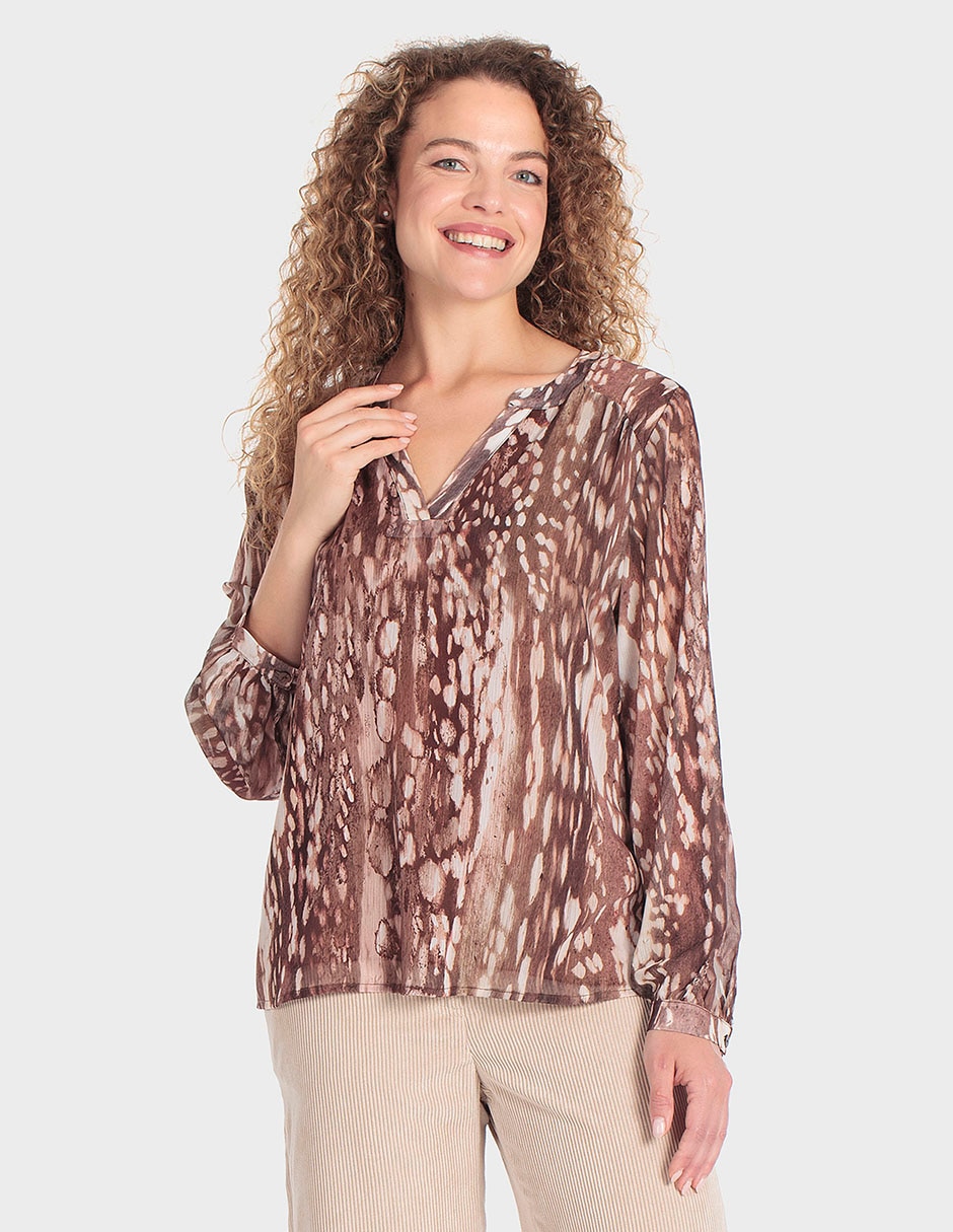Blusa manga larga para mujer Blusa manga larga para mujer