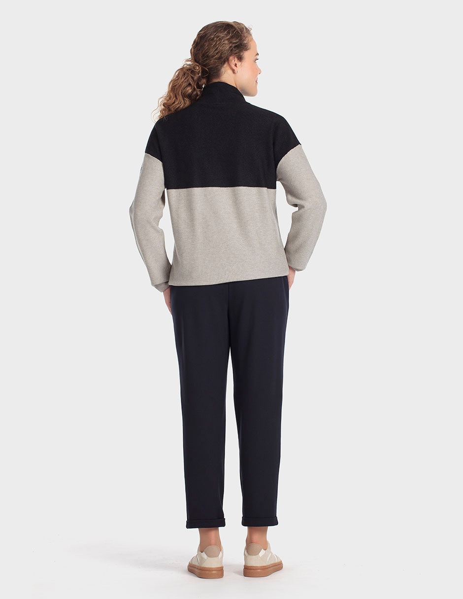 Suéter cuello redondo para mujer 5