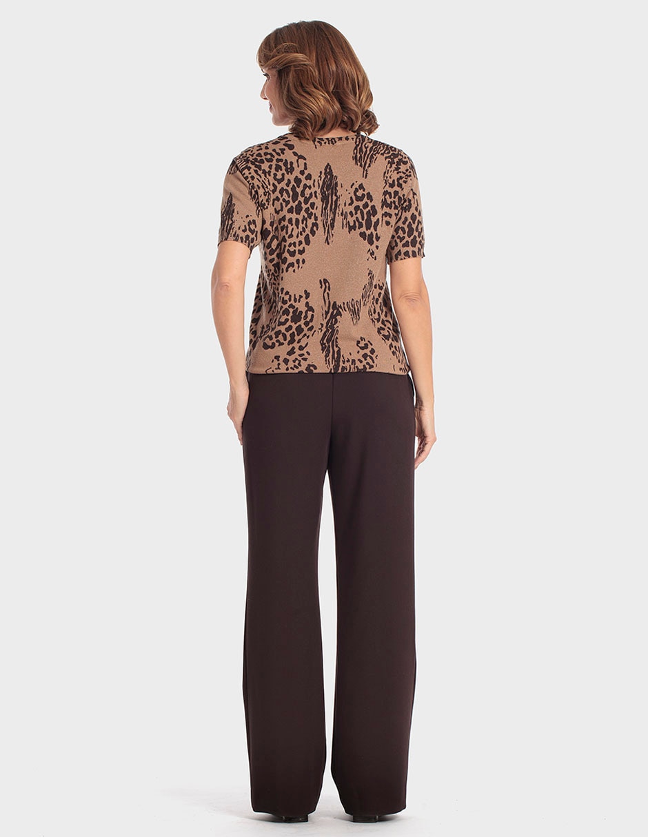 Suéter cuello redondo para mujer 5