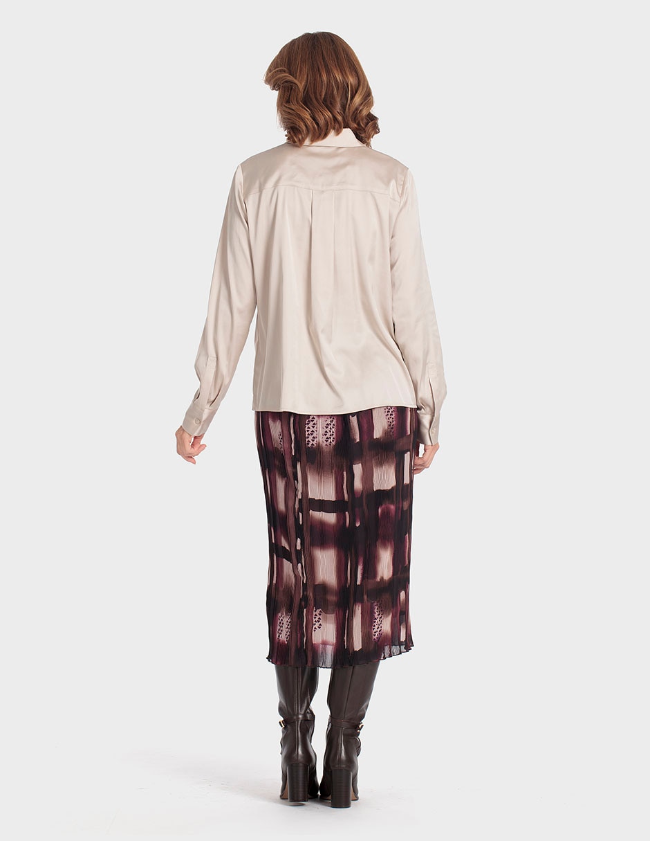 Blusa manga larga para mujer 4