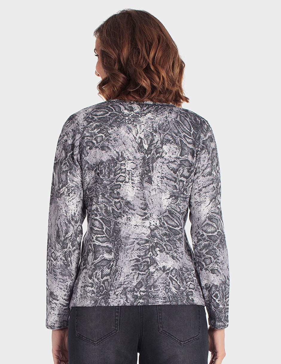 Suéter cuello redondo para mujer 2